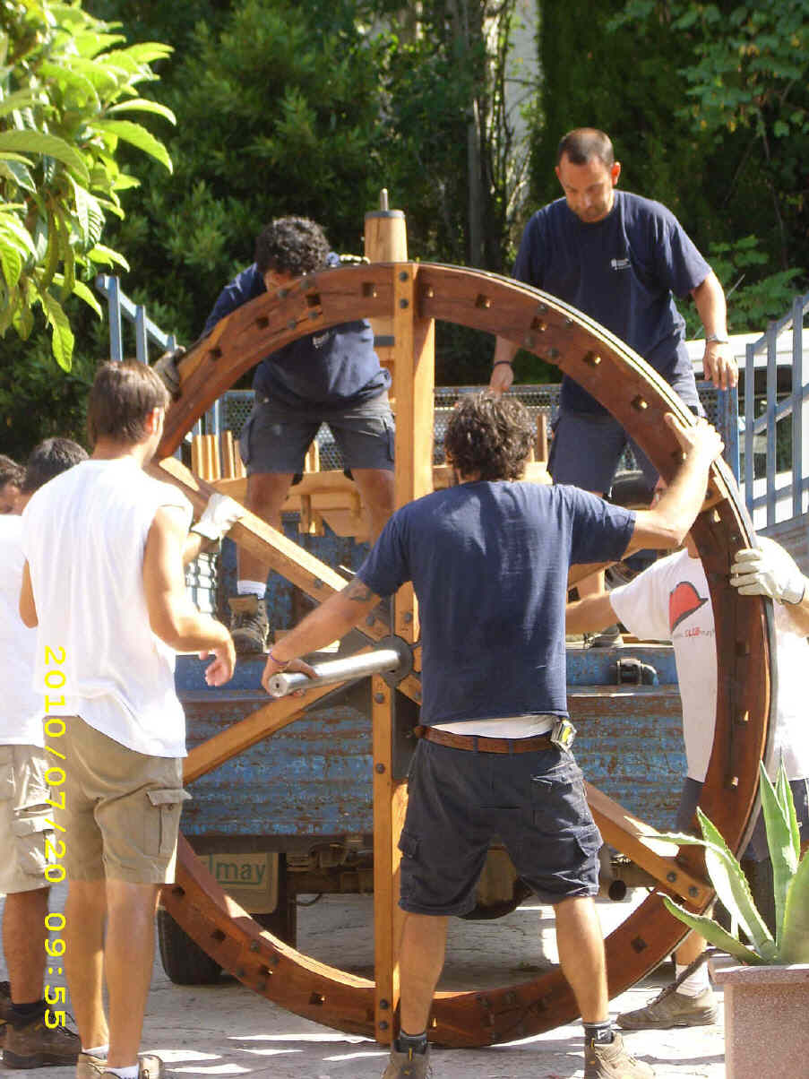 Der historische Eselsbrunnen in Font de Sa Cala